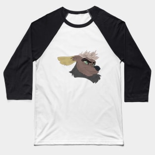 Anthro deer face Baseball T-Shirt